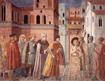 聖フランシスコの生涯の場面 場面 3 南壁 ベノッツォ・ゴッツォーリ Oil Paintings